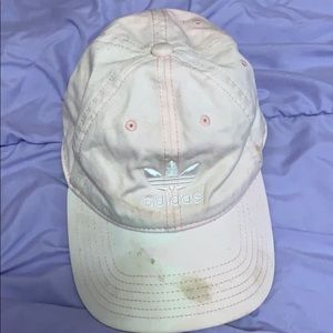 Pink adidas hat